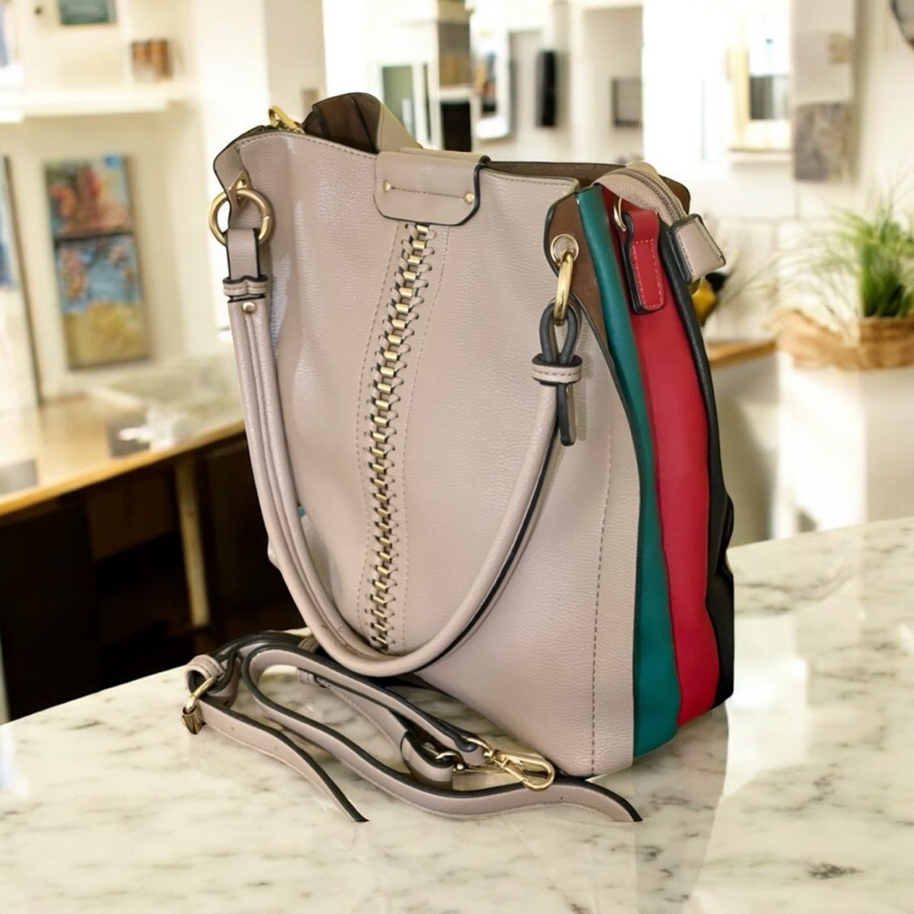 Color Block Side 2 in 1 Hobo MH-D0461